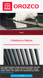 Mobile Screenshot of cristaleriaorozco.com